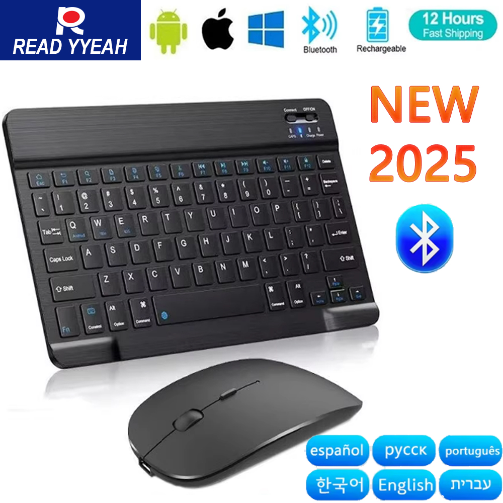 Wireless Keyboard Mini - New 2025 Bluetooth Wireless Keyboard Mouse