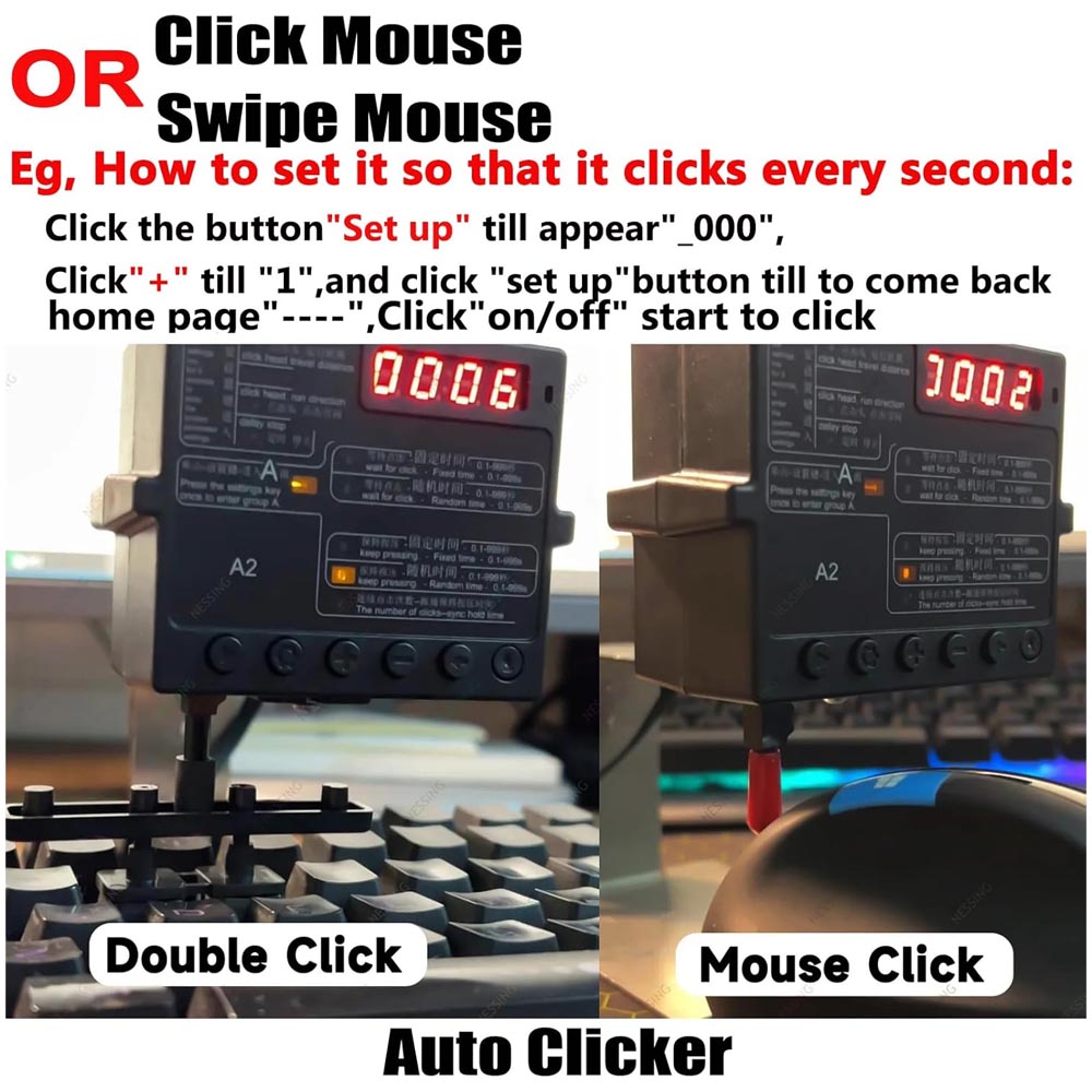 Auto Mouse Mover - (ABC) Physical Click Auto Keyboard Clicker