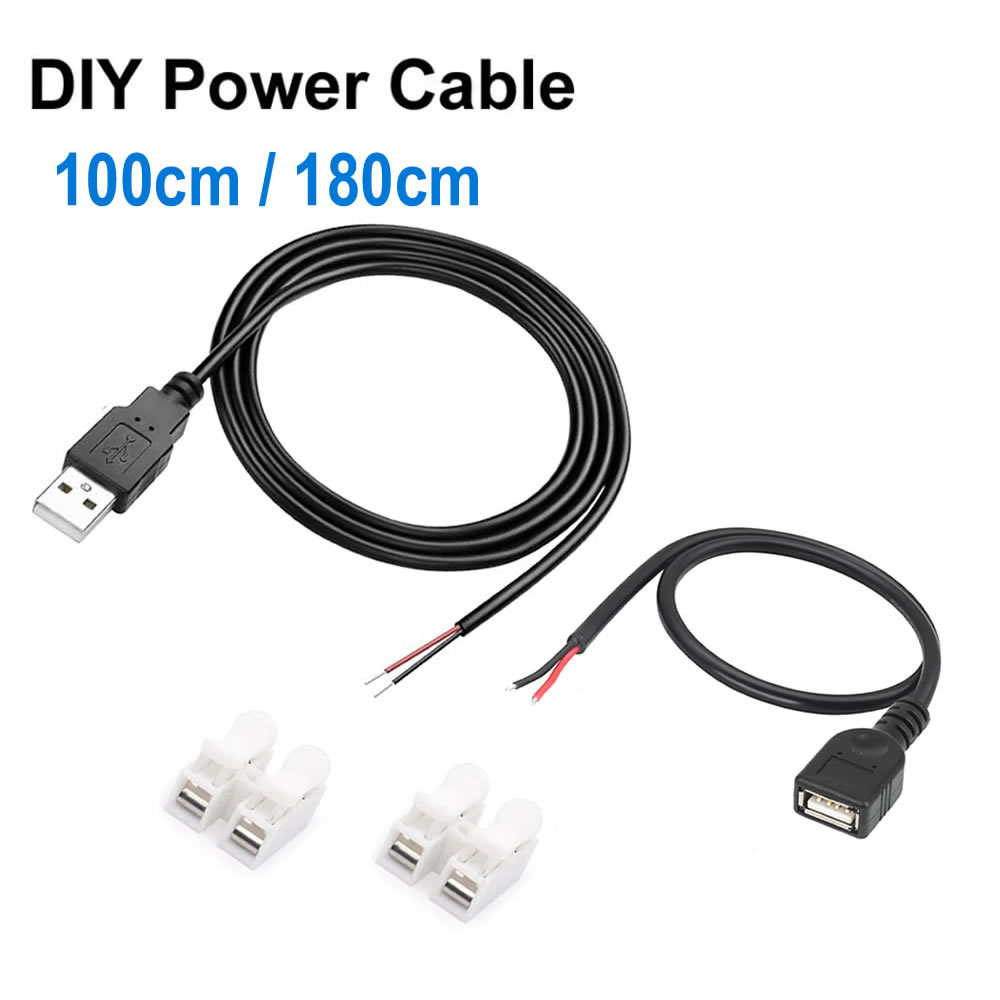 Electronics Repair Gadgets - DC 2 Pin USB Power Cable
