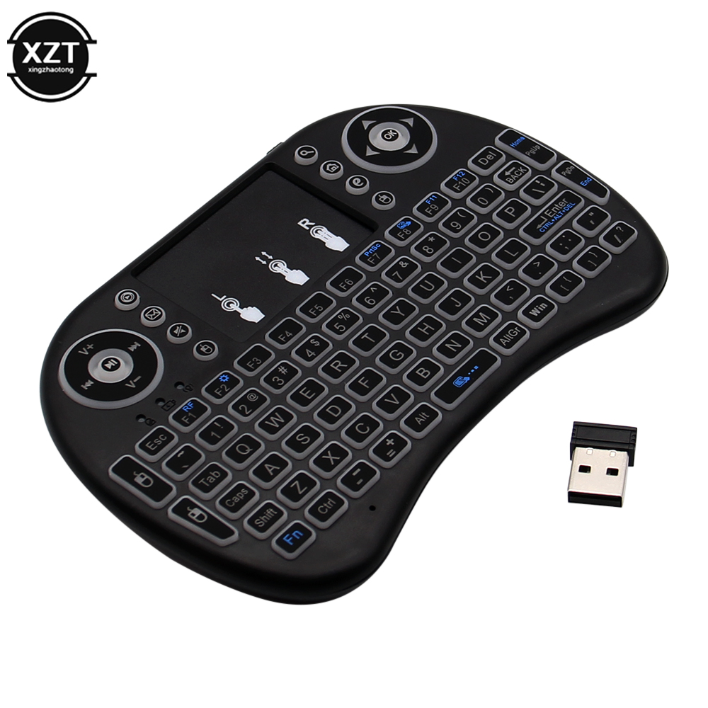 Wireless Keyboard Mini - Backlit English Russian French Spanish Portuguese