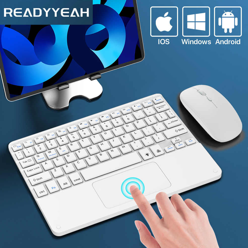 Wireless Keyboard Mini - Touchpad Wireless Keyboard and Mouse Bluetooth