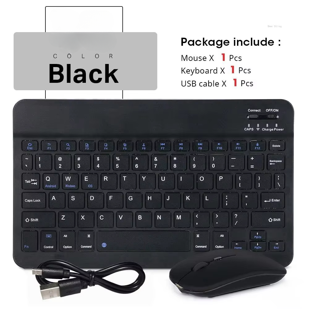 Wireless Keyboard Mini - Hebrew Bluetooth Keyboard 10inch For iPad