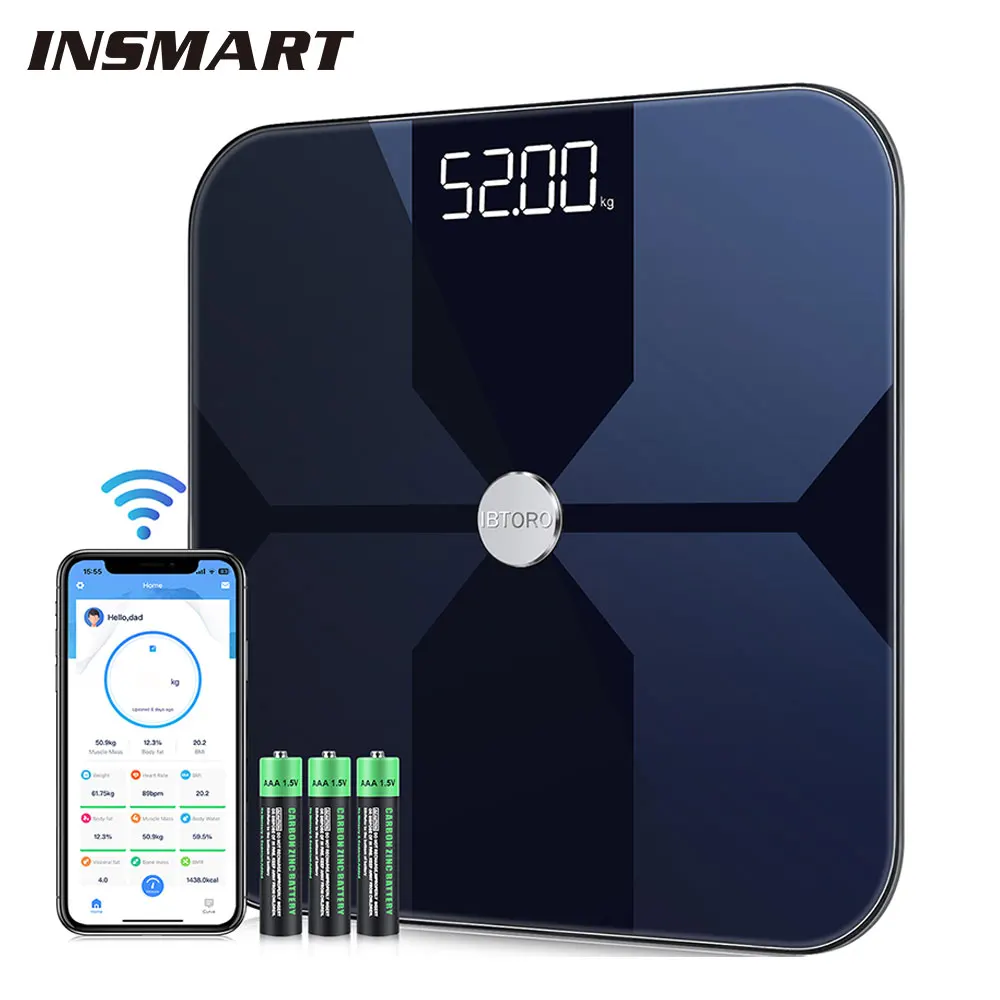 Body Fat Scale Smart - Body Fat Scale Wifi Home Precision