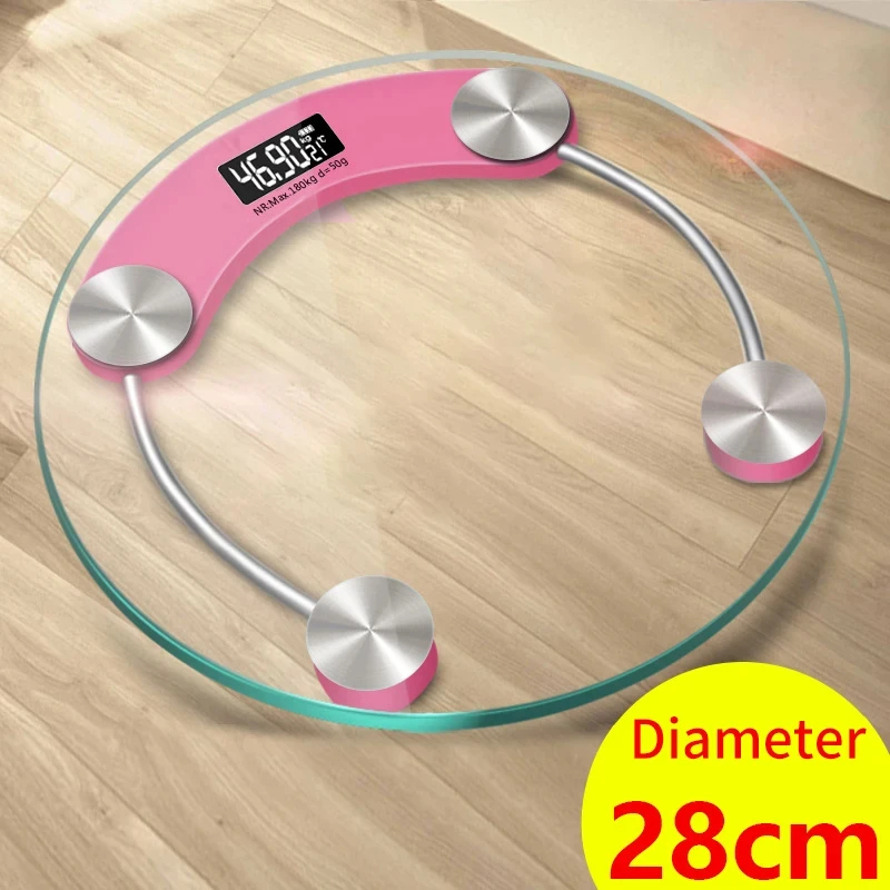 Fashion Round Weight Scale LCD - Body Fat Scale Smart recension och pris