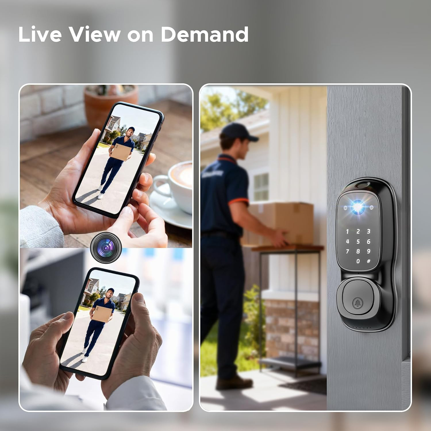 Tuya Wifi Smart Door Lock ‎Cam - Electronics & Tech Gadgets recension och pris