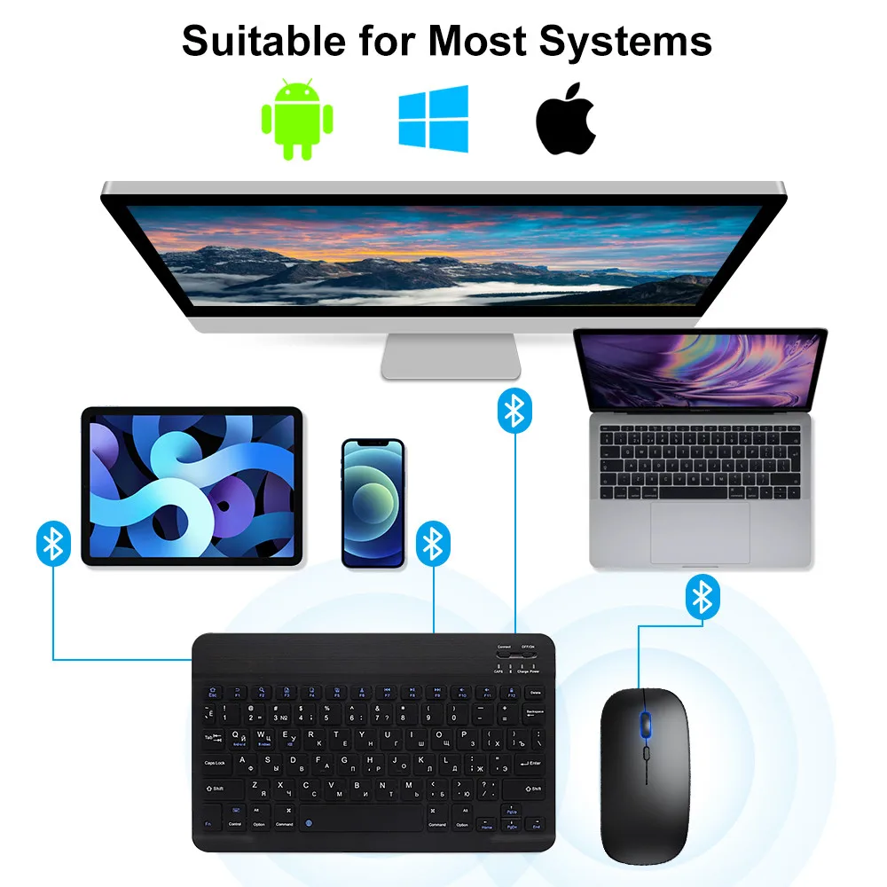 New 2025 Bluetooth Wireless Ke - Wireless Keyboard Mini recension och pris