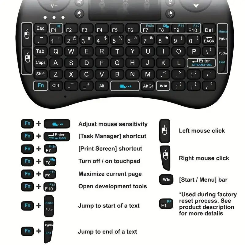 Mini English Bluetooth Keyboar - Wireless Keyboard Mini recension och pris