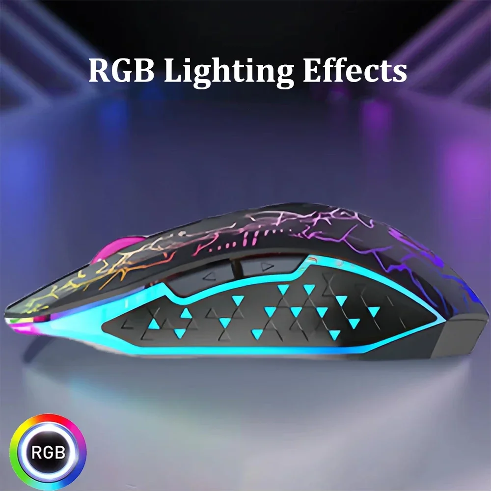Bluetooth 5.2 Mouse RGB 2.4G W - Auto Mouse Mover recension och pris